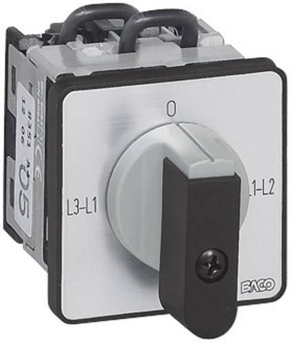 NY31AQ1 Voltmeter Umschalter 16A 360° Grau, Schwarz 1St.