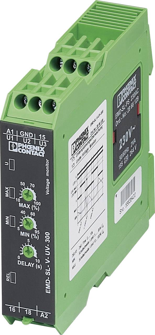 Überwachungsrelais 1 Wechsler Phoenix Contact EMD-SL-V-UV-300 1 St.