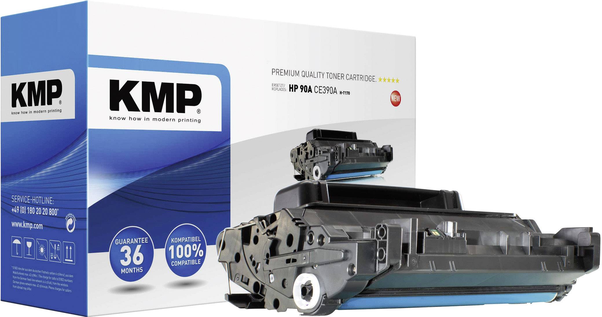 KMP Toner ersetzt HP 90A Kompatibel Schwarz 11900 Seiten H-T170 1231,0000