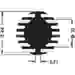 Fischer Elektronik 10021845 SK 598 10 SA LED-Kühlkörper 4.5 K/W (Ø x H) 46mm x 10mm