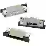 Würth Elektronik Buchsenleiste (Standard) ZIF FPC Polzahl Gesamt 16 Rastermaß: 0.50 mm 68711614522 Würth Elektronik Buchsenleiste (Standard) ZIF FPC Polzahl Gesamt 16 Rastermaß: 0.50 mm 68711614522