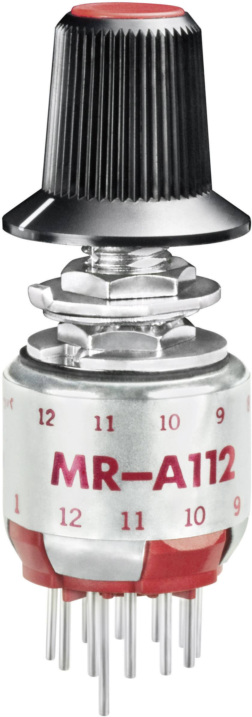 NKK Switches MRA112-A MRA112-A Drehschalter 125 V/AC 0.25 A Schaltpositionen 12 1 x 30 ° 1 St.