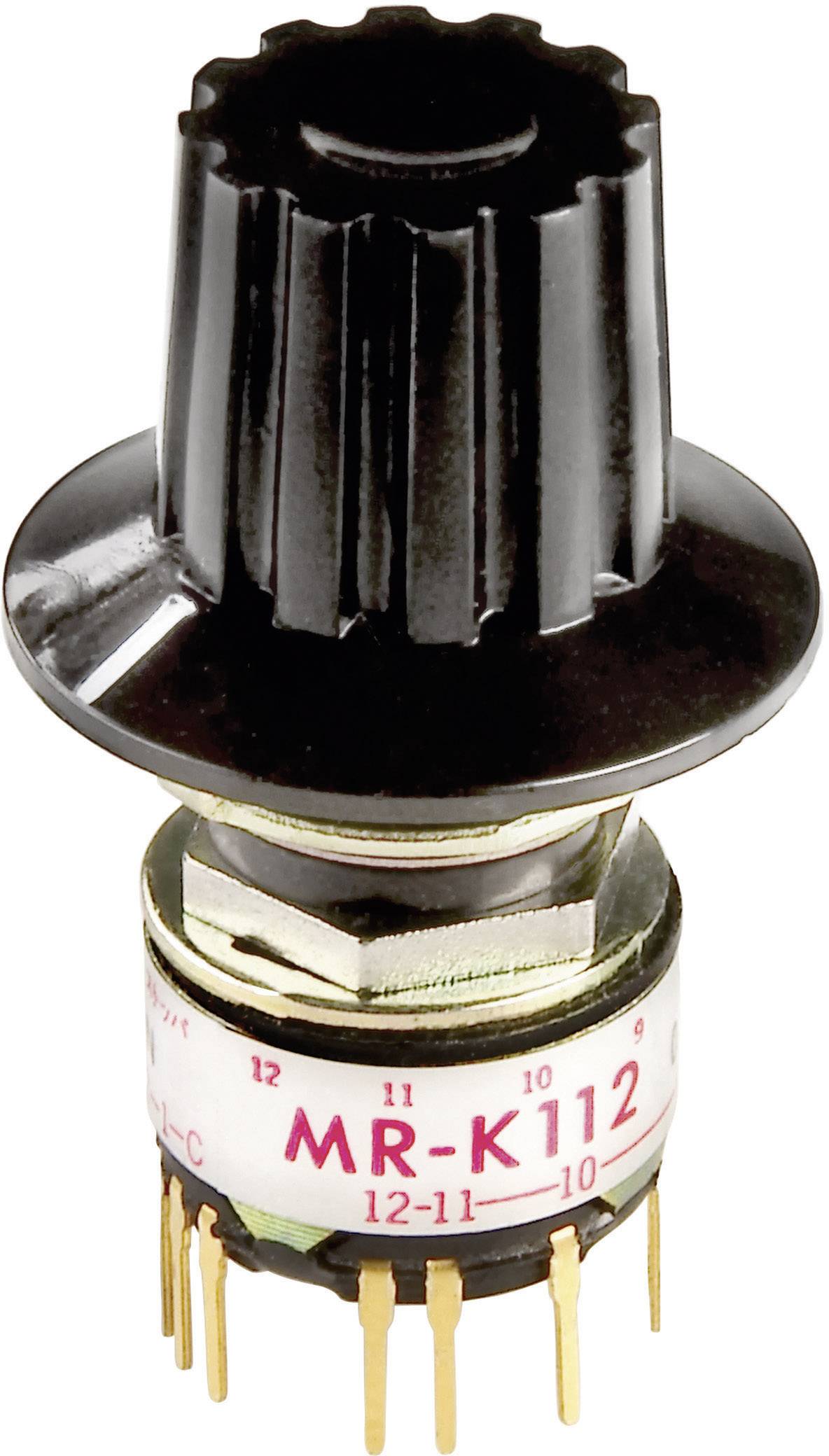 NKK Switches MRK112-A MRK112-A Drehschalter 125 V/AC 0.25 A Schaltpositionen 12 1 x 30 ° 1 St.