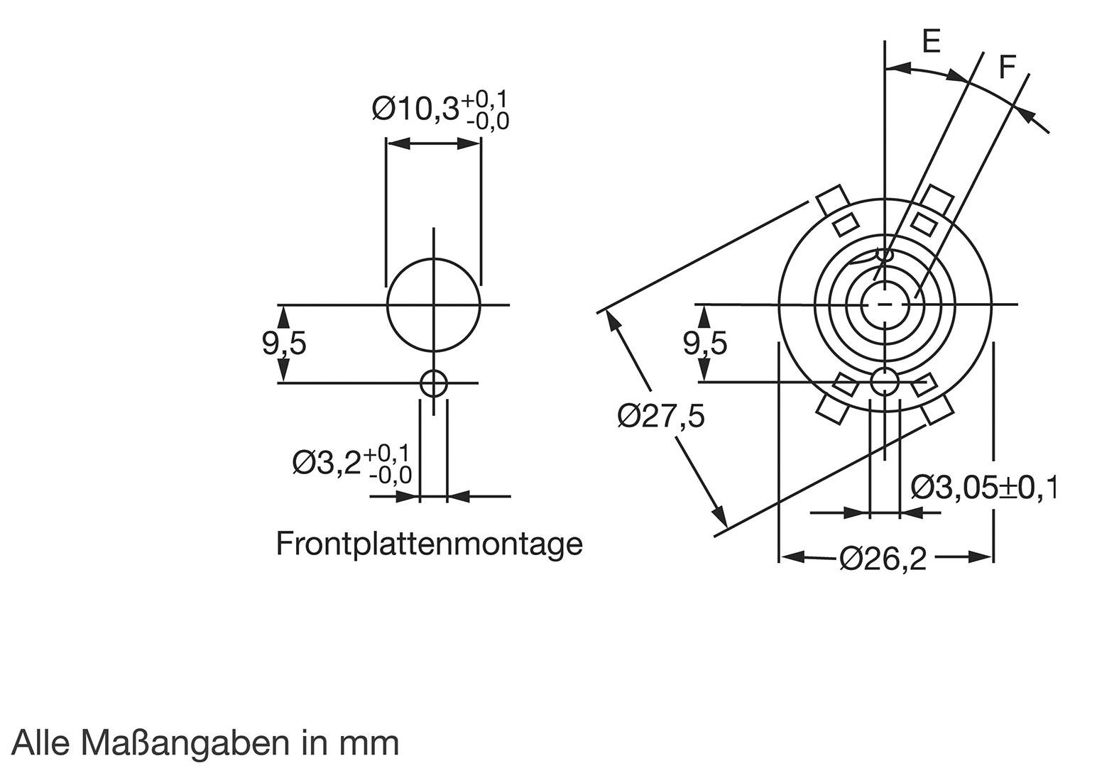 Lorlin CK-1029 CK-1029 Drehschalter 250 V/AC 0.15 A Schaltpositionen 12 12 x 30 ° 1 St.