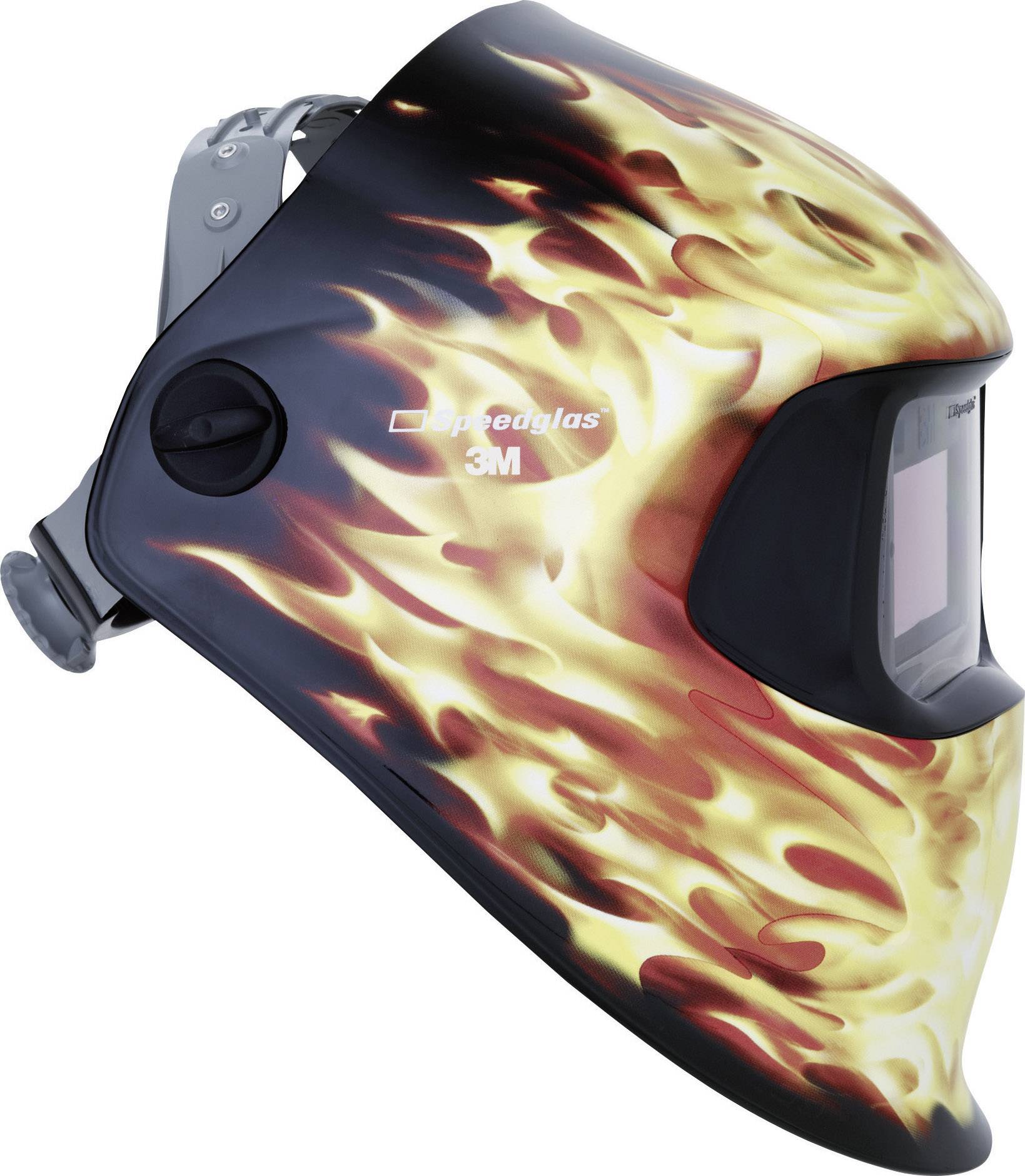 Speedglas 3M 100V Blaze 7100166708 Schweißerschutzhelm Schwarz, Flame EN 379, EN 166, EN 175, EN 169