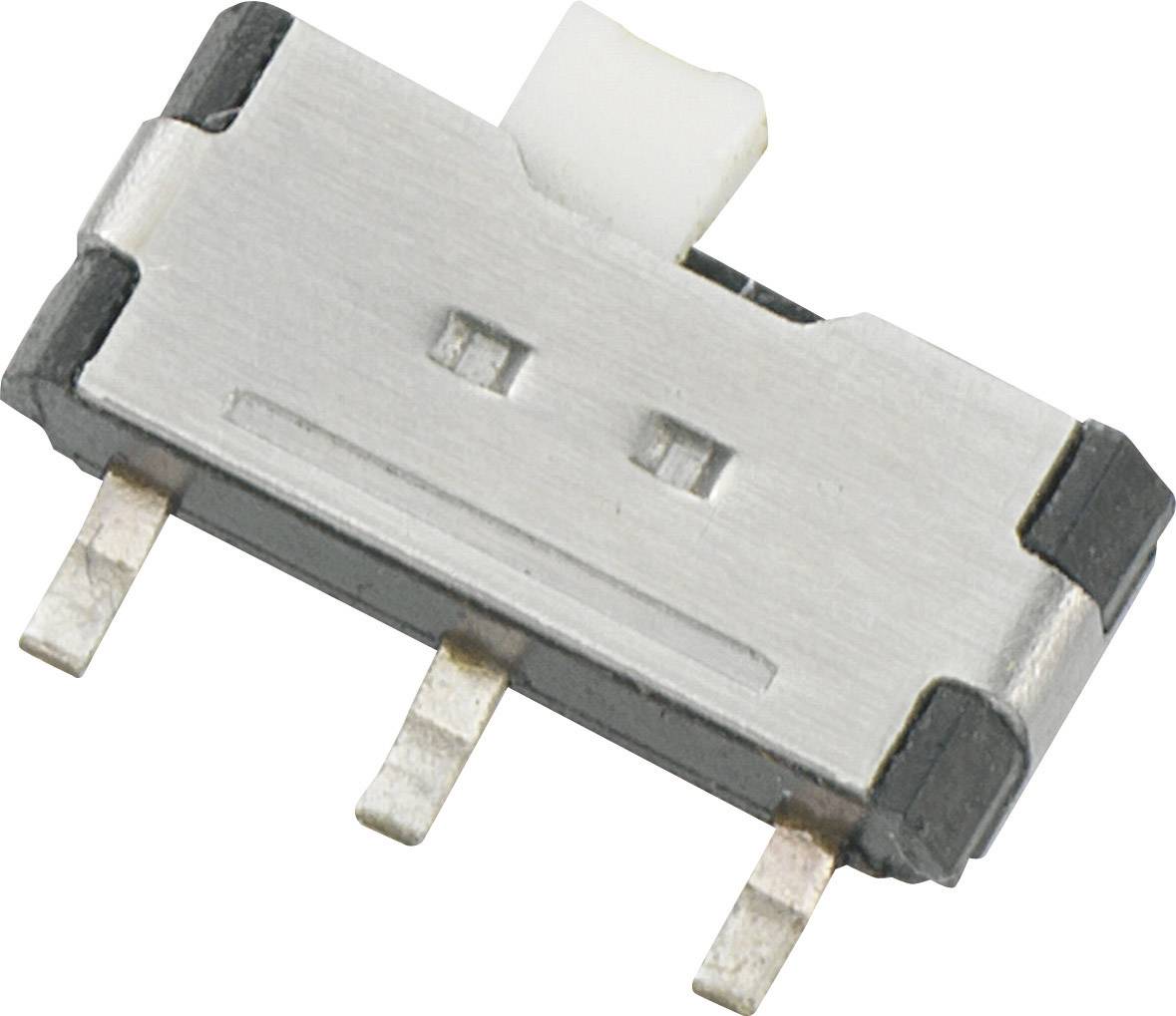 TRU Components 6267172 SSK-1202 Schiebeschalter 12 V/DC 0.05 A 1 x Ein/Ein