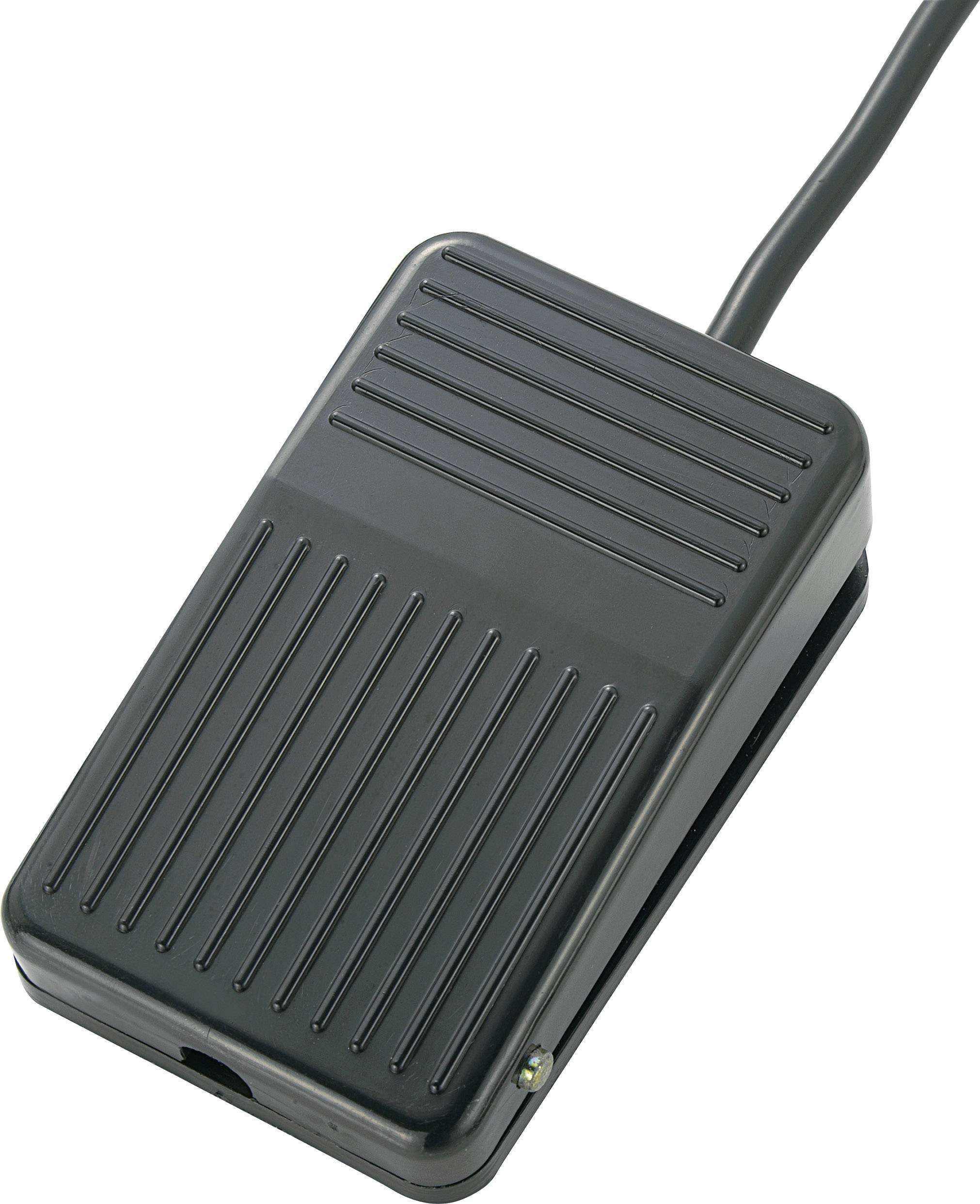 TRU Components FS-01 Fußschalter 250 V/AC 10A 1 Pedal 1 Öffner, 1 Schließer 1St.