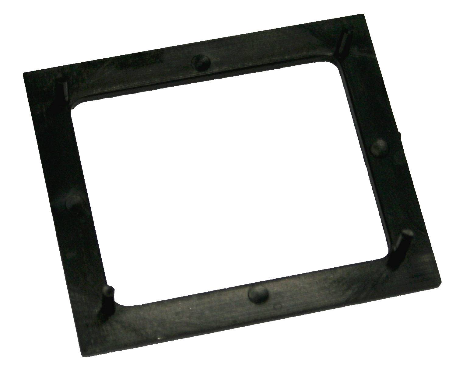 Strapubox Abdeckrahmen Schwarz