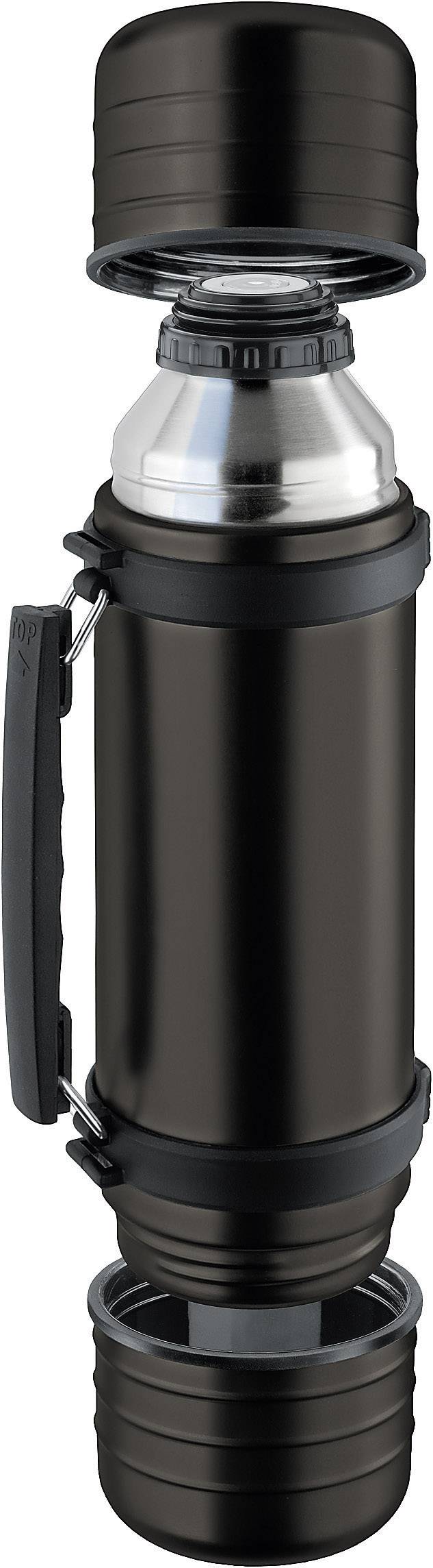 Isosteel Duo Thermoflasche Titan-Grau 1 l VA-9562DQAT