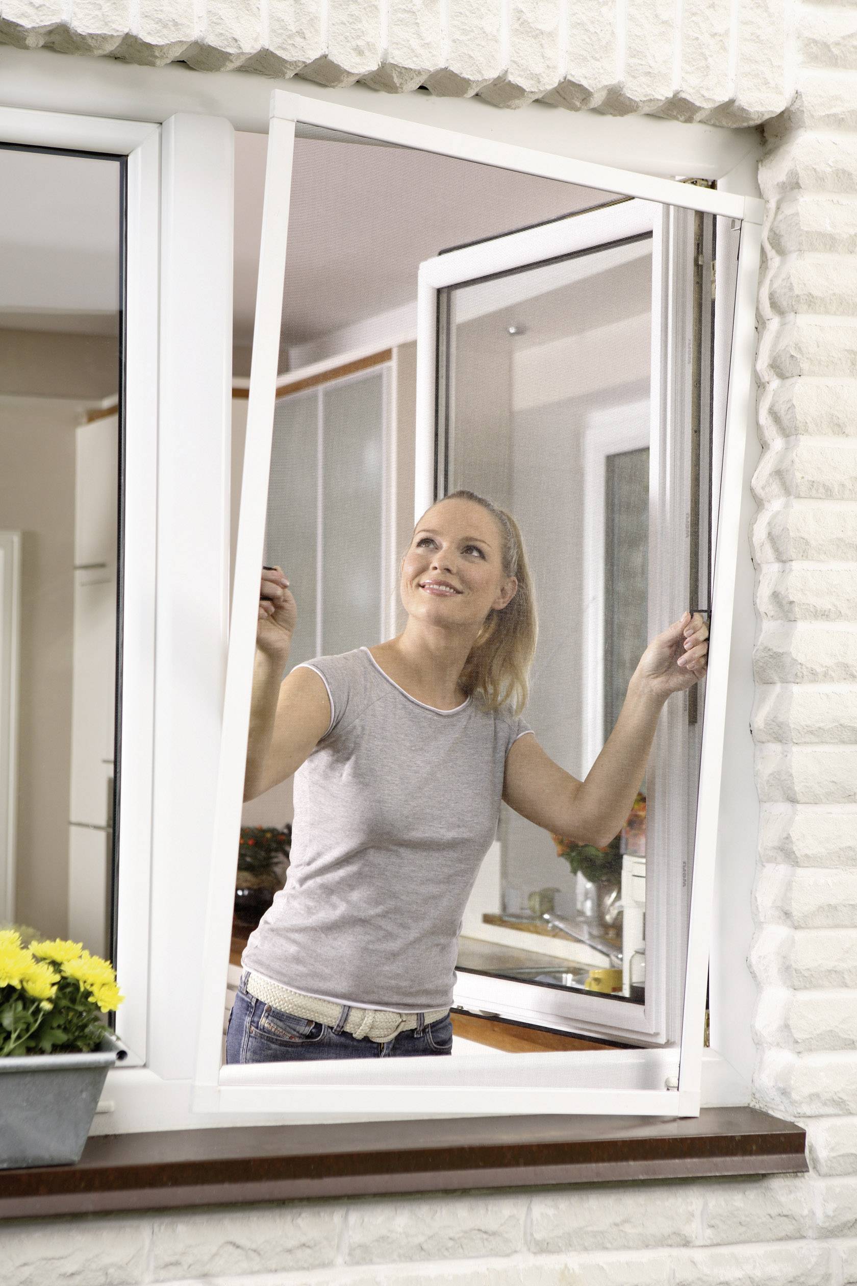 TESA ALU COMFORT 55196-00002-00 Fliegengitter (B x H) 1400mm x 1500mm Weiß 1St.