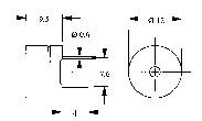 MIKRO-PIEPSER Signalgeber Geräusch-Entwicklung: 85 dB Spannung: 5 V Dauerton