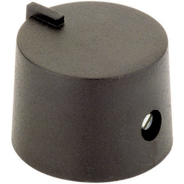 Tête de bouton rotatif 44586321 avec pointeur noir (Ø x H) 21 mm x 14 mm