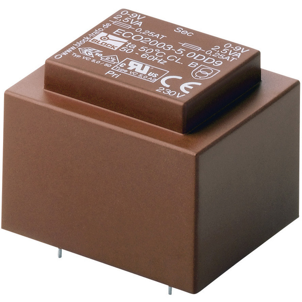 Block ECO2003-5,0S12 Printtransformator 1 x 230V 1 x 12 V/AC 5 VA 416mA