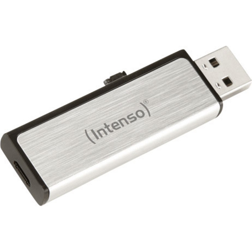 Intenso Mobile Line USB-Zusatzspeicher Smartphone/Tablet Silber 16 GB USB 2.0, Micro USB 2.0