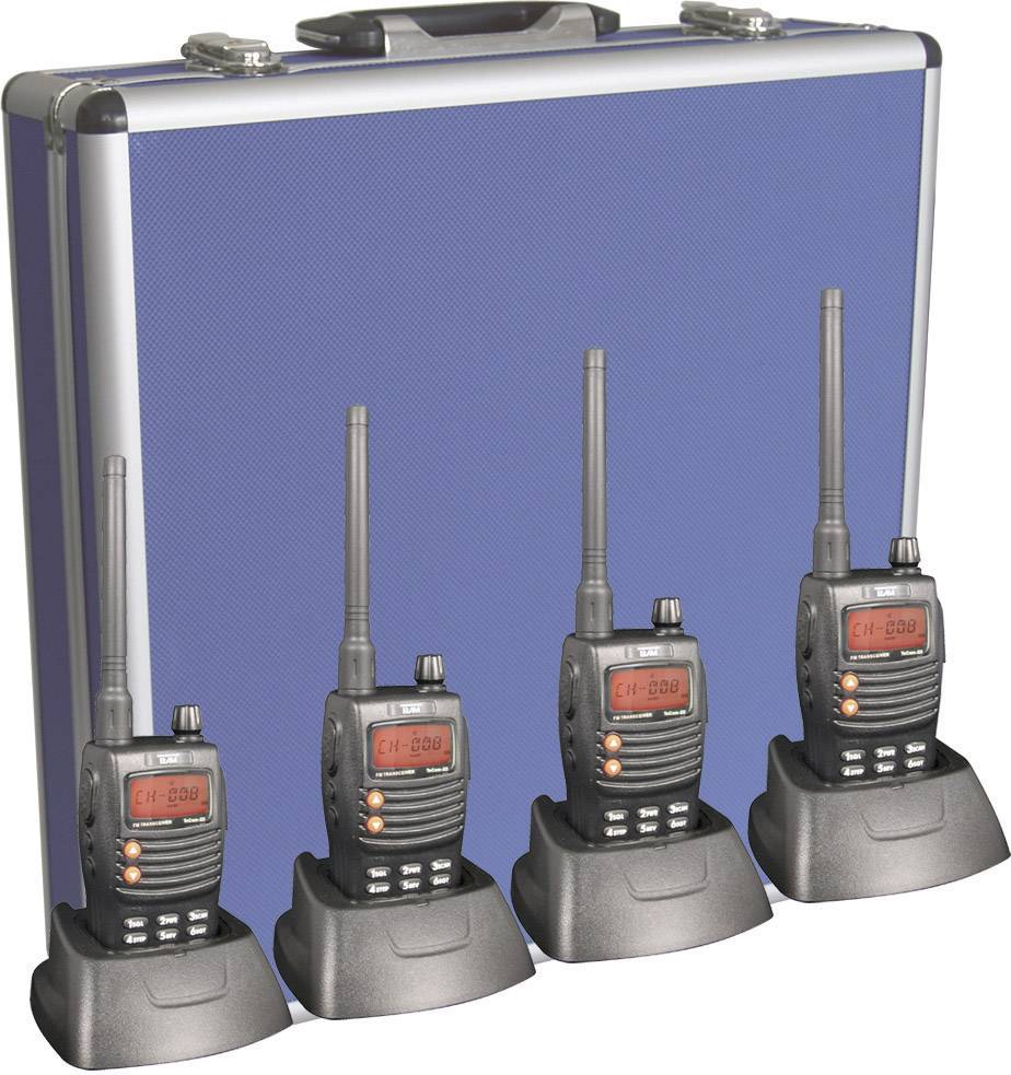 Team Electronic TeCom-X5 PR8582 PMR-Handfunkgerät 4er Set