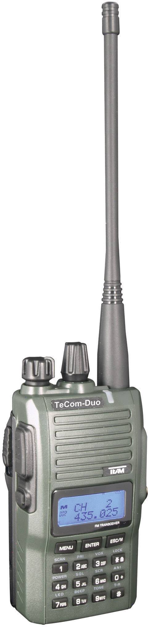 Team Electronic TeCom-Duo/C PR8082 PMR/Freenet-Handfunkgerät