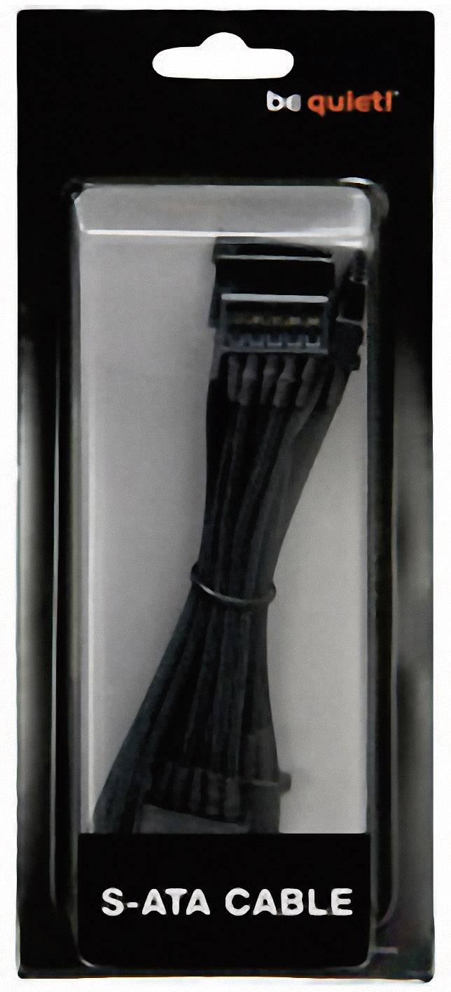 BeQuiet Strom Anschlusskabel [4x SATA-Strom-Stecker 15pol. - 1x IDE-Strom-Buchse 4pol.] 0.60 m Schwarz