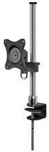 Goobay ScreenFlex 1fach Monitor-Tischhalterung 33,0 cm (13") - 68,6 cm (27") Schwarz, Silber Höhenverstellbar, Neigbar, Schwenkbar