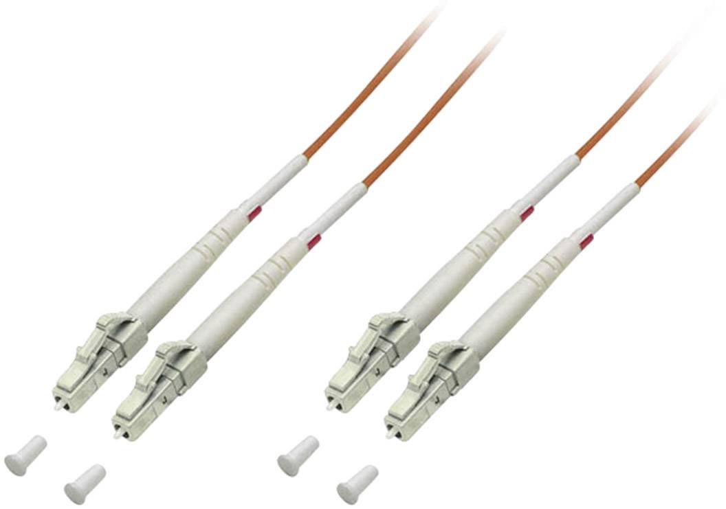 EFB Elektronik O0330.10 Glasfaser LWL Anschlusskabel 10.00 m Orange [1x LC-Stecker - 1x LC-Stecker] 62,5/125 µ Multimode OM1