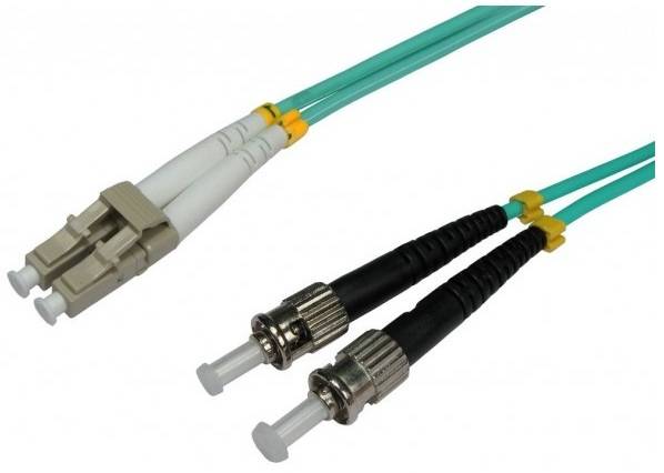 EFB Elektronik O0313.20 Glasfaser LWL Anschlusskabel 20.00 m Türkis [1x LC-Stecker - 1x ST-Stecker] 50/125 µ Multimode OM3