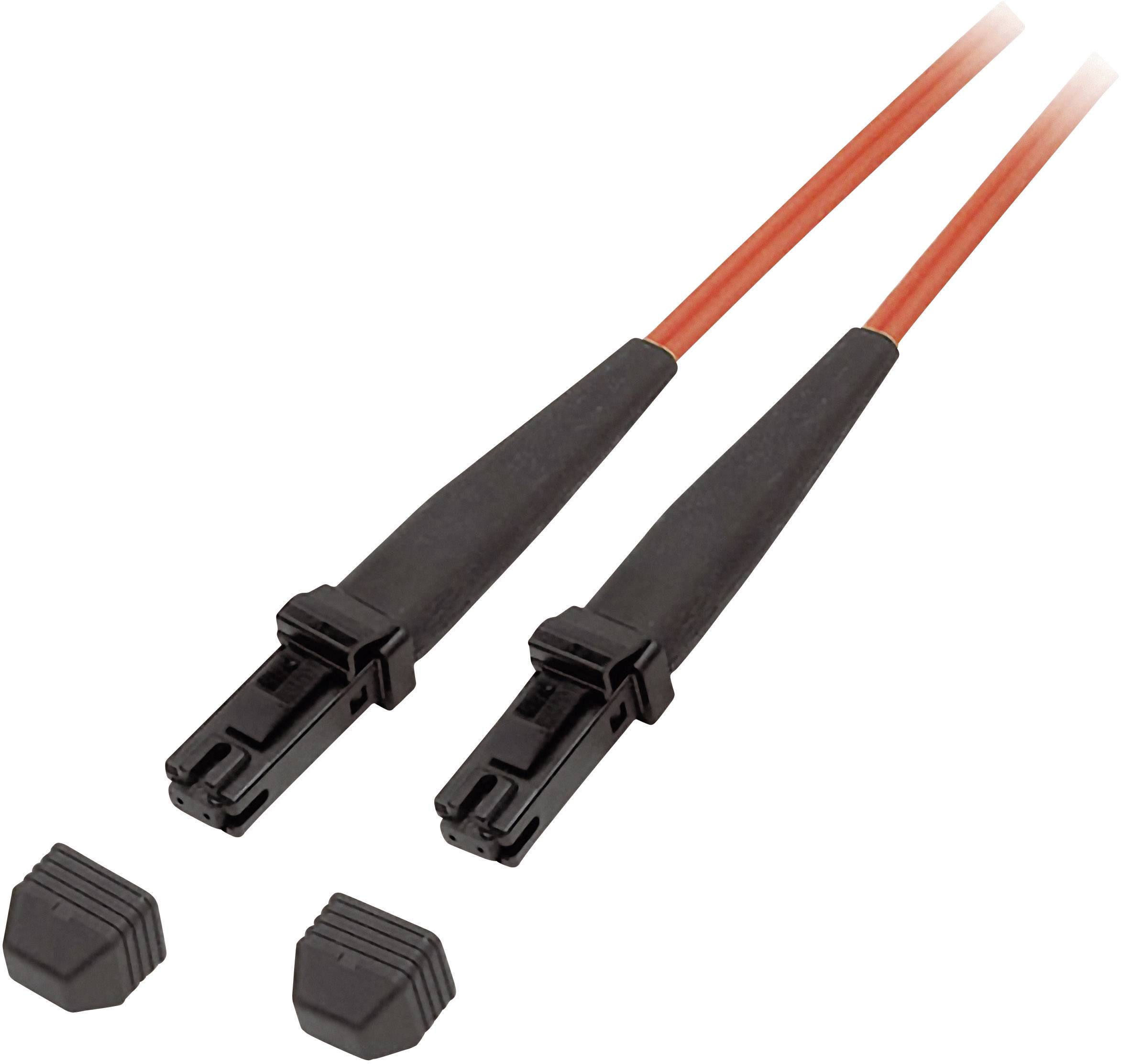EFB Elektronik O0701.5 Glasfaser LWL Anschlusskabel 5.00 m Orange [1x MTRJ-Stecker - 1x MTRJ-Stecker] 62,5/125 µ Multimode OM1