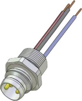 Conec 42-01033 Sensor-/Aktor-Einbausteckverbinder M8 Stecker, Einbau Polzahl Sensoren: 4 1 St.