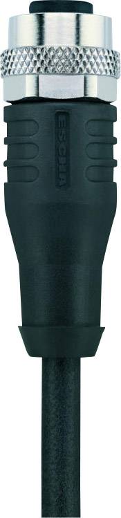 Escha 8046990 Sensor-/Aktor-Steckverbinder, konfektioniert M12 Buchse, gerade 2.00m Polzahl Sensoren: 8 1St.