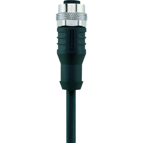 Escha 8046903 Sensor-/Aktor-Steckverbinder, konfektioniert M12 Buchse, gerade 2.00 m Polzahl: 8 1 S