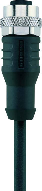 Escha 8046904 Sensor-/Aktor-Steckverbinder, konfektioniert M12 Buchse, gerade 5.00 m Polzahl Sensor