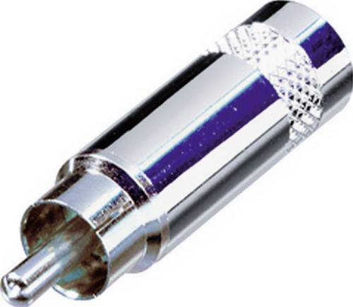 Rean AV NYS352 Cinch-Steckverbinder Stecker, gerade Polzahl: 2 Silber