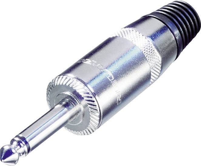 Rean AV NYS225 Klinken-Steckverbinder 6.35 mm Stecker, gerade Polzahl: 2 Mono Silber