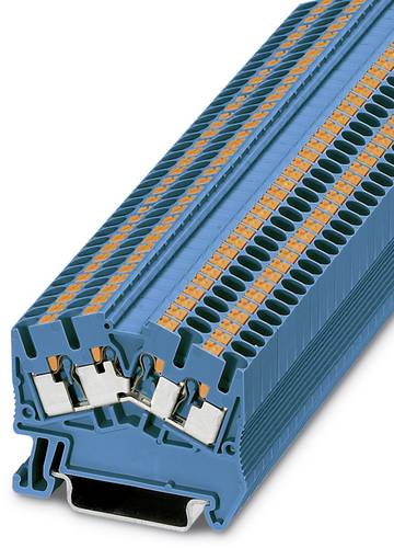 Phoenix Contact 3212002 Durchgangsreihenklemme 5.2 mm Schnellanschluss Blau 50 St.