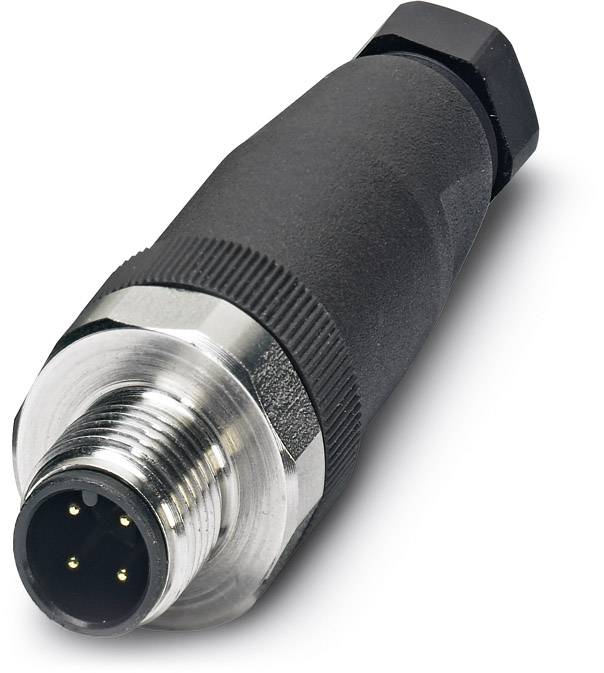 Phoenix Contact 1553161 Sensor-/Aktor-Steckverbinder, unkonfektioniert M12 Stecker, gerade Polzahl Sensoren: 4 1St.