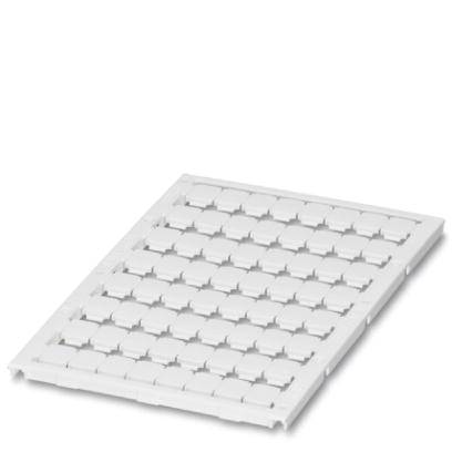 Ein weißes Tablett mit 96 quadratischen Fächern, oft zur Probenlagerung in Laboren verwendet.