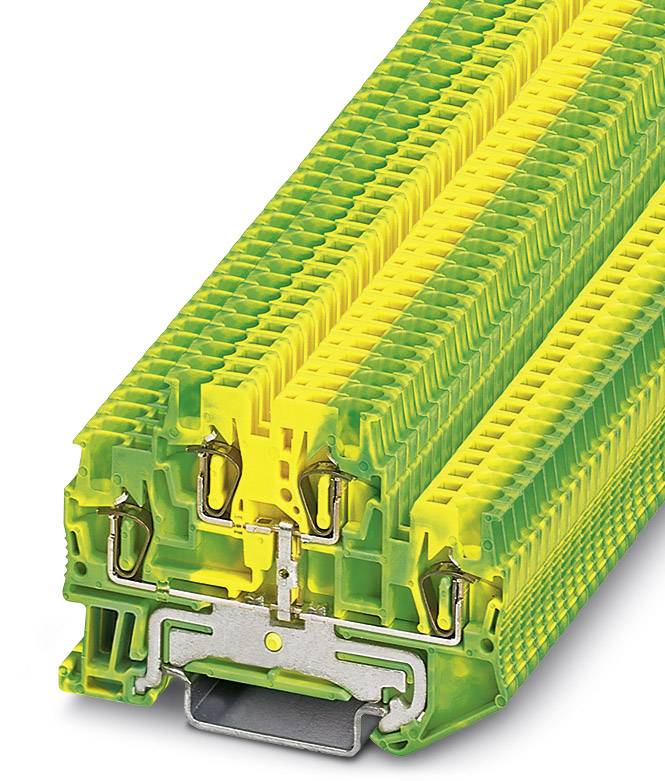 Phoenix Contact 3036013 Durchgangsreihenklemme 4.2mm Zugfeder Grün, Gelb 50St.