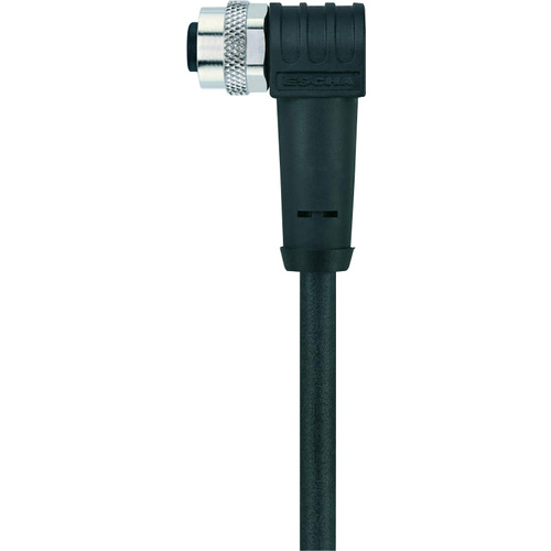 Escha 8046994 Sensor-/Aktor-Steckverbinder, konfektioniert M12 Buchse, gewinkelt 5.00 m Polzahl: 8