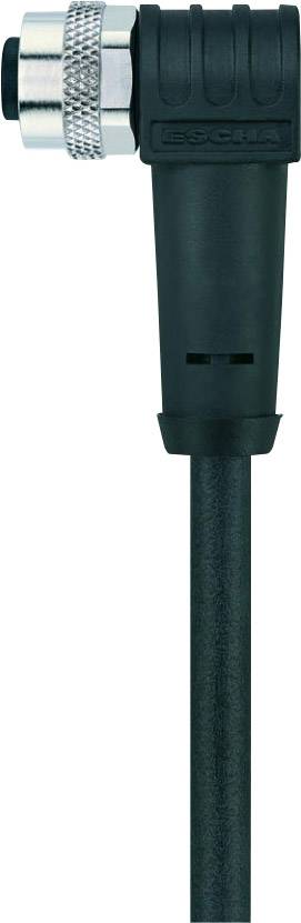 Escha 8047005 Sensor-/Aktor-Steckverbinder, konfektioniert M12 Buchse, gewinkelt 5.00m Polzahl Sensoren: 12 1St.