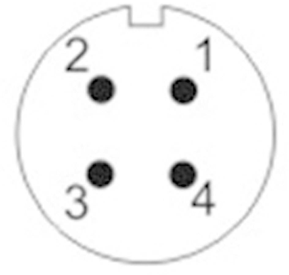 Weipu SF1213/P4 Rundstecker Stecker, gerade Gesamtpolzahl: 4 Serie (Rundsteckverbinder): SF12 1 St.