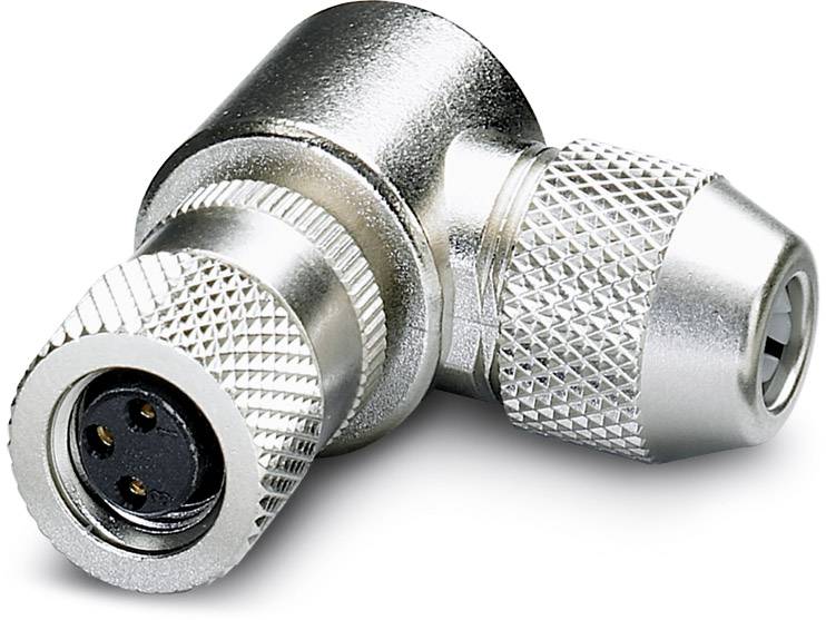 Phoenix Contact 1436479 Sensor-/Aktor-Steckverbinder, unkonfektioniert M8 Buchse, gewinkelt Polzahl Sensoren: 3 1 St.