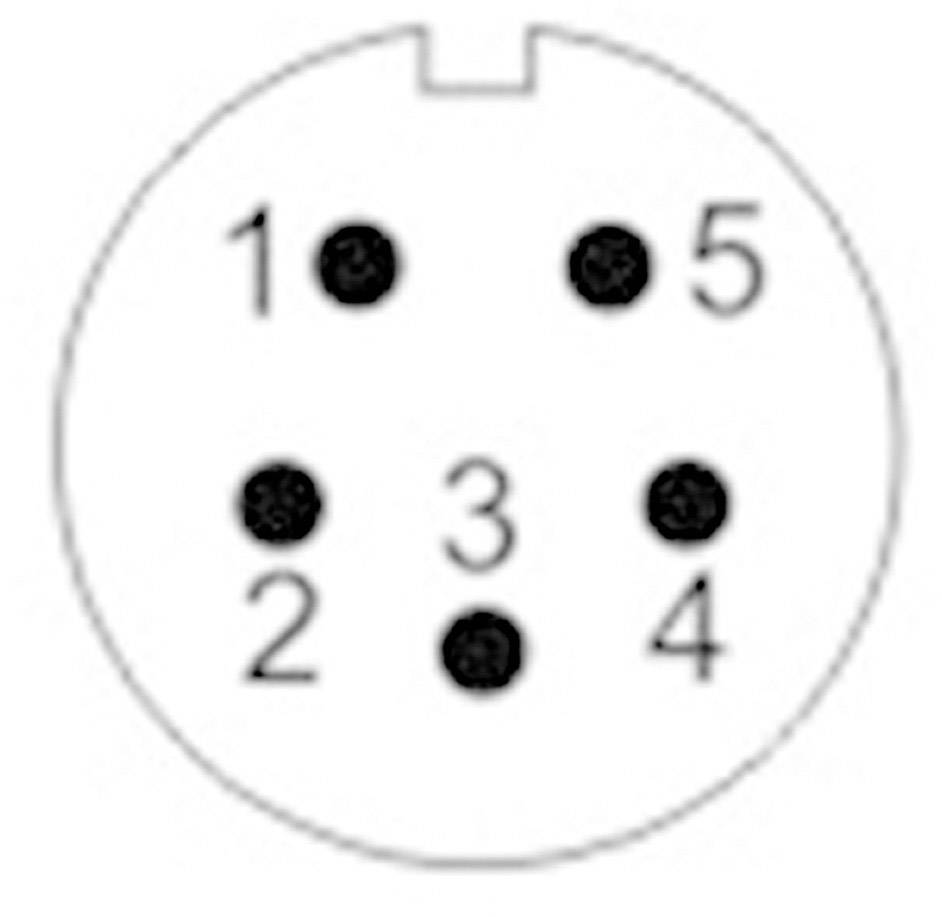 Weipu SF1211/S5 II Rundstecker Kupplung, gerade Gesamtpolzahl: 5 Serie (Rundsteckverbinder): SF12 1St.