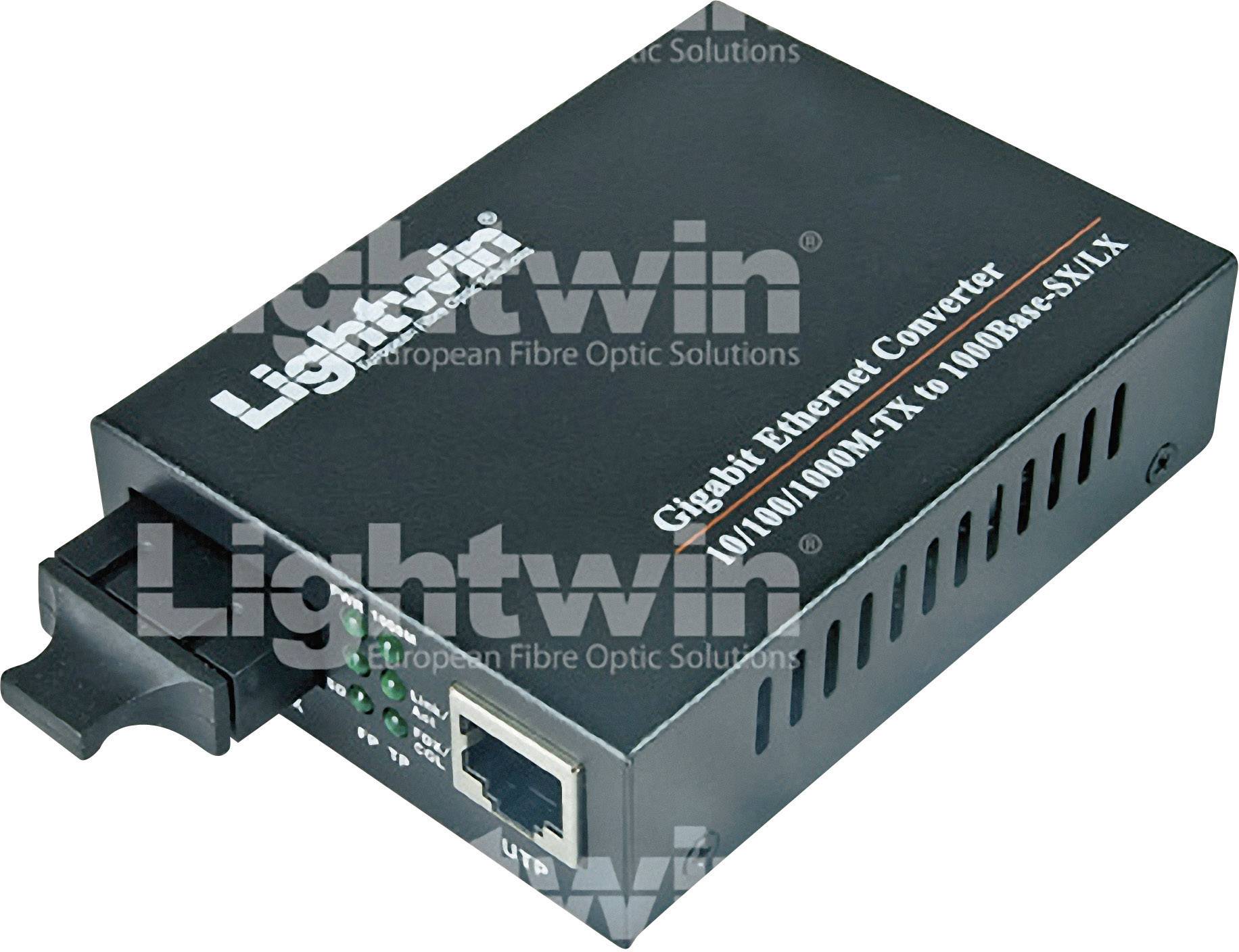 Lightwin Gigabit Medienkonverter 1000Base-SX Multimode, SC, 550mGigabit