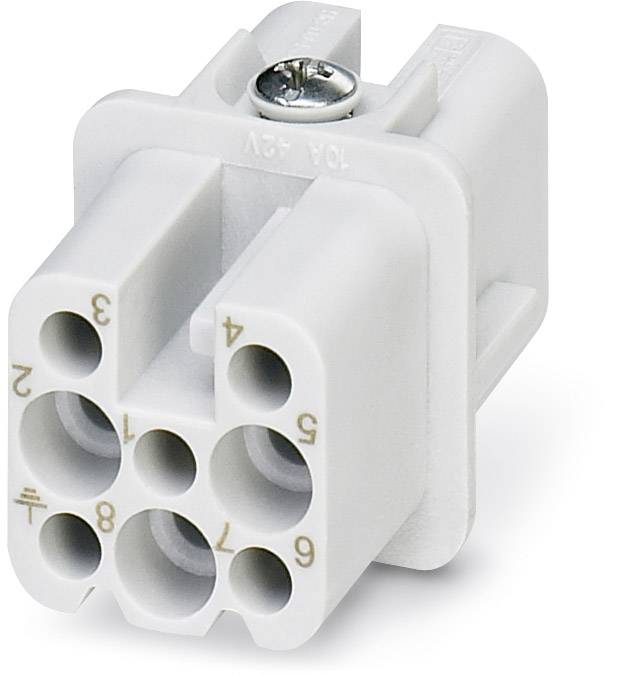 Phoenix Contact 1584363 Buchseneinsatz HC-D 8 + PE Crimpen 1St.