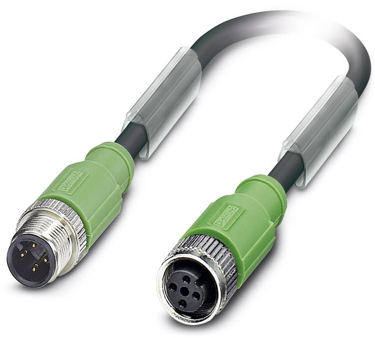 Phoenix Contact 1500868 Sensor-/Aktor-Steckverbinder, konfektioniert M12 Stecker, gerade, Buchse, gerade 1.50 m Polzahl Sensoren: 4 1 St.