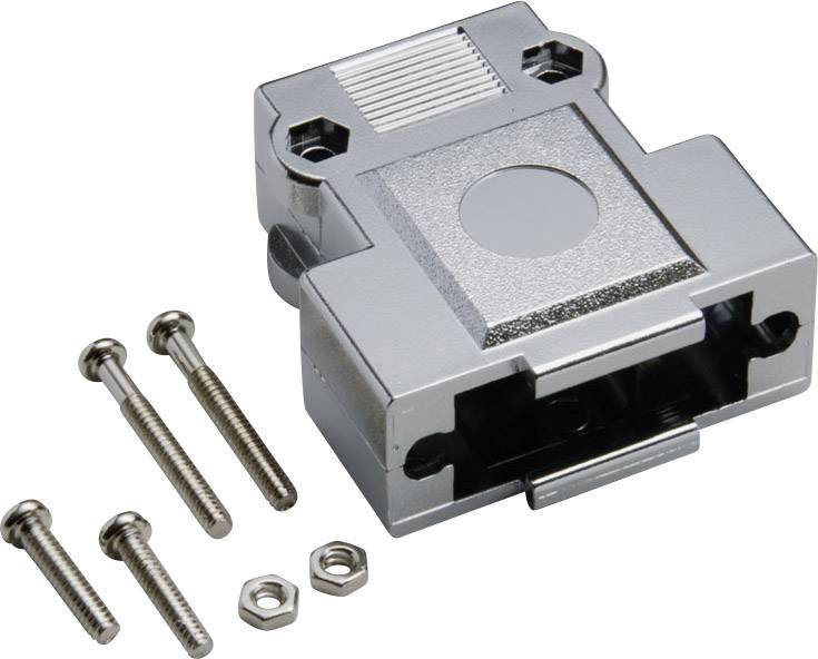 BKL Electronic 10120248 10120248 D-SUB Gehäuse Polzahl: 15 Kunststoff, metallisiert 180 ° Silber 1
