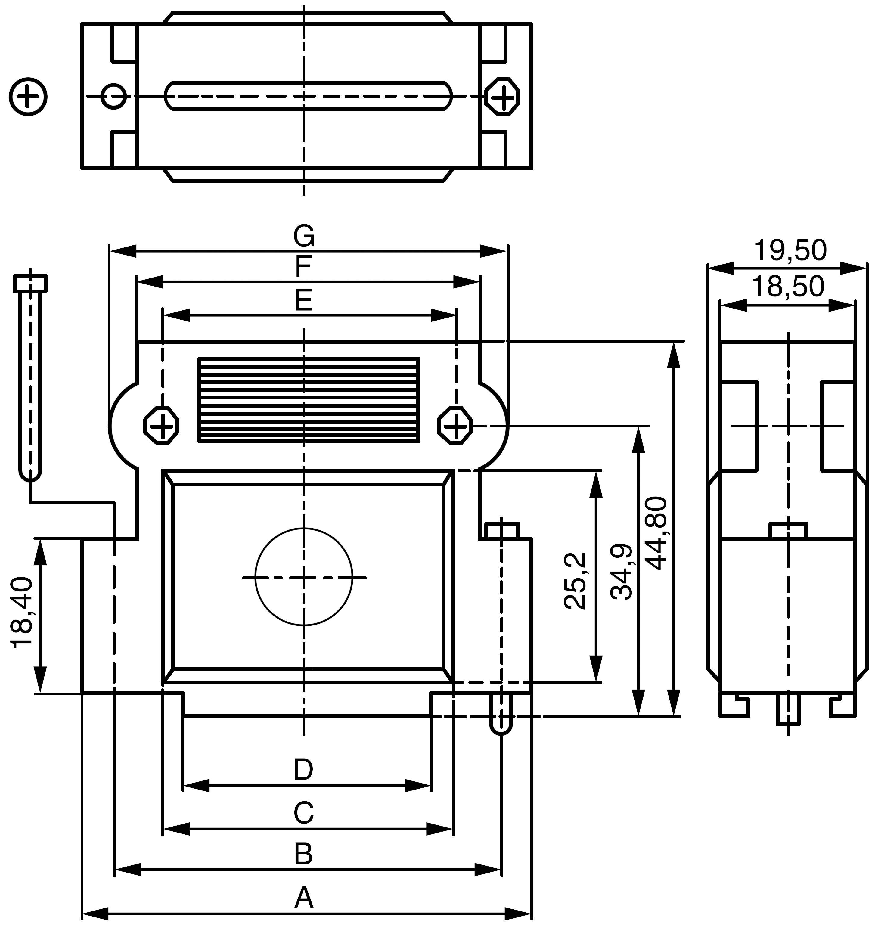 BKL Electronic 10120249 10120249 D-SUB Gehäuse Polzahl: 25 Kunststoff, metallisiert 180 ° Silber 1
