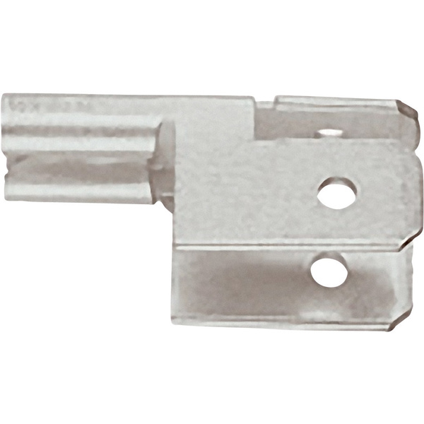 Klauke 755 Flachsteckverteiler Steckbreite: 4.8mm Steckdicke: 0.8mm 90° Unisoliert Metall