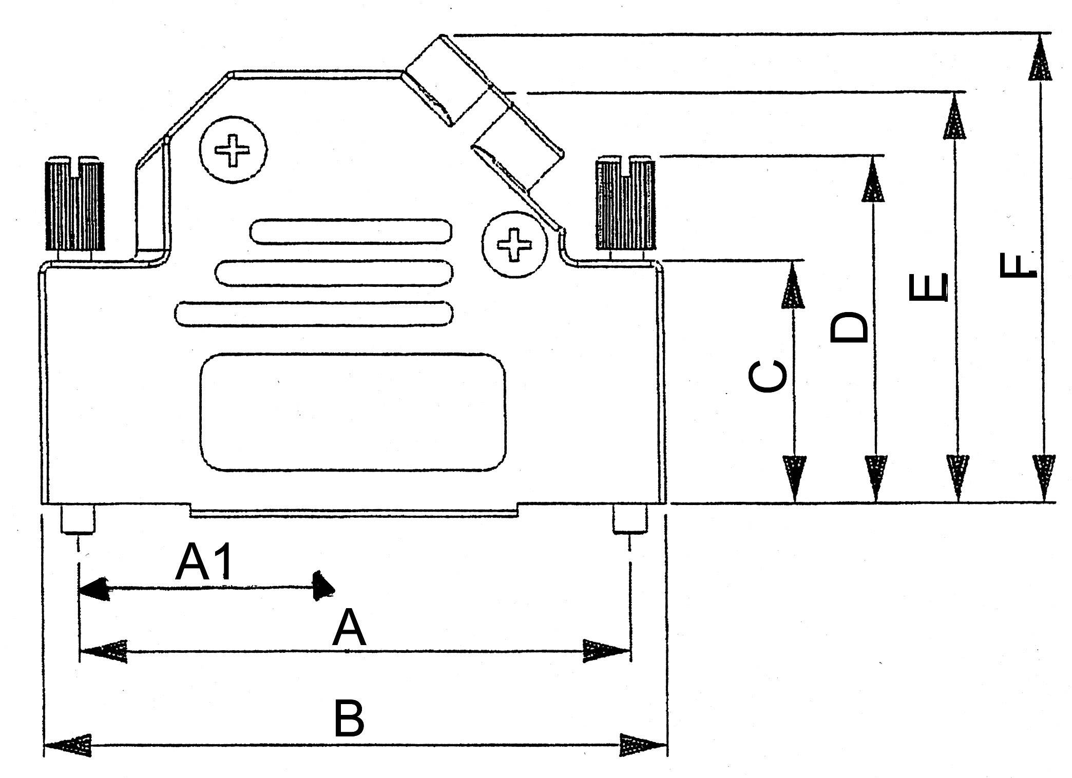 Assmann WSW AMET-09 RS-45 AMET-09 RS-45 D-SUB Gehäuse Polzahl: 9 Metall 45° Silber 1St.