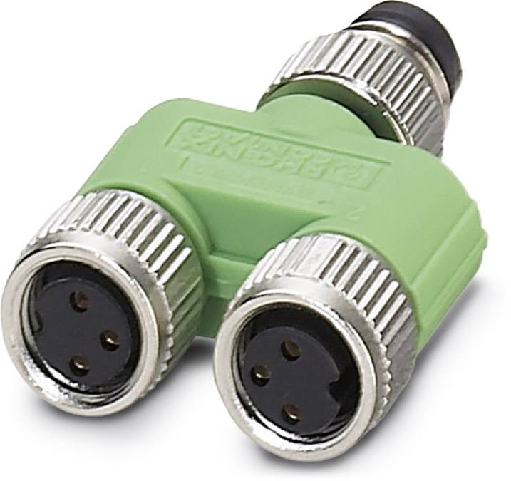 Phoenix Contact 1696183 Sensor-/Aktor-Verteiler und Adapter M8 Adapter, Y-Form Polzahl Sensoren: 3 5St.