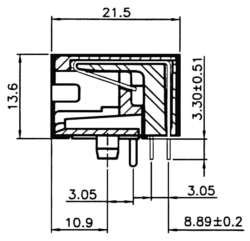 TRU Components TC-A-20042-LP/FS-203 Modulare Einbaubuchse 1586526 Buchse, Einbau horizontal Polzahl Sensoren 8P8C