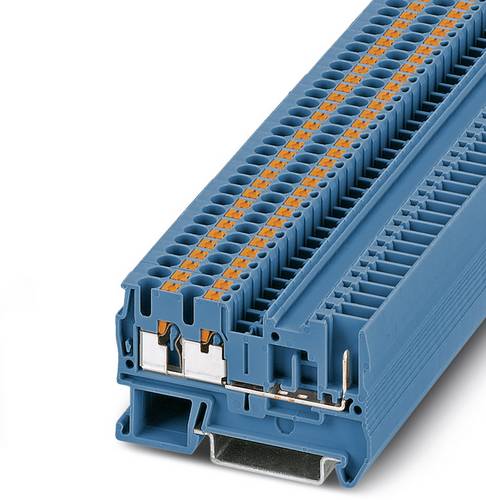 Phoenix Contact 3209646 Durchgangsreihenklemme 5.2 mm Schnellanschluss Blau 50 St.